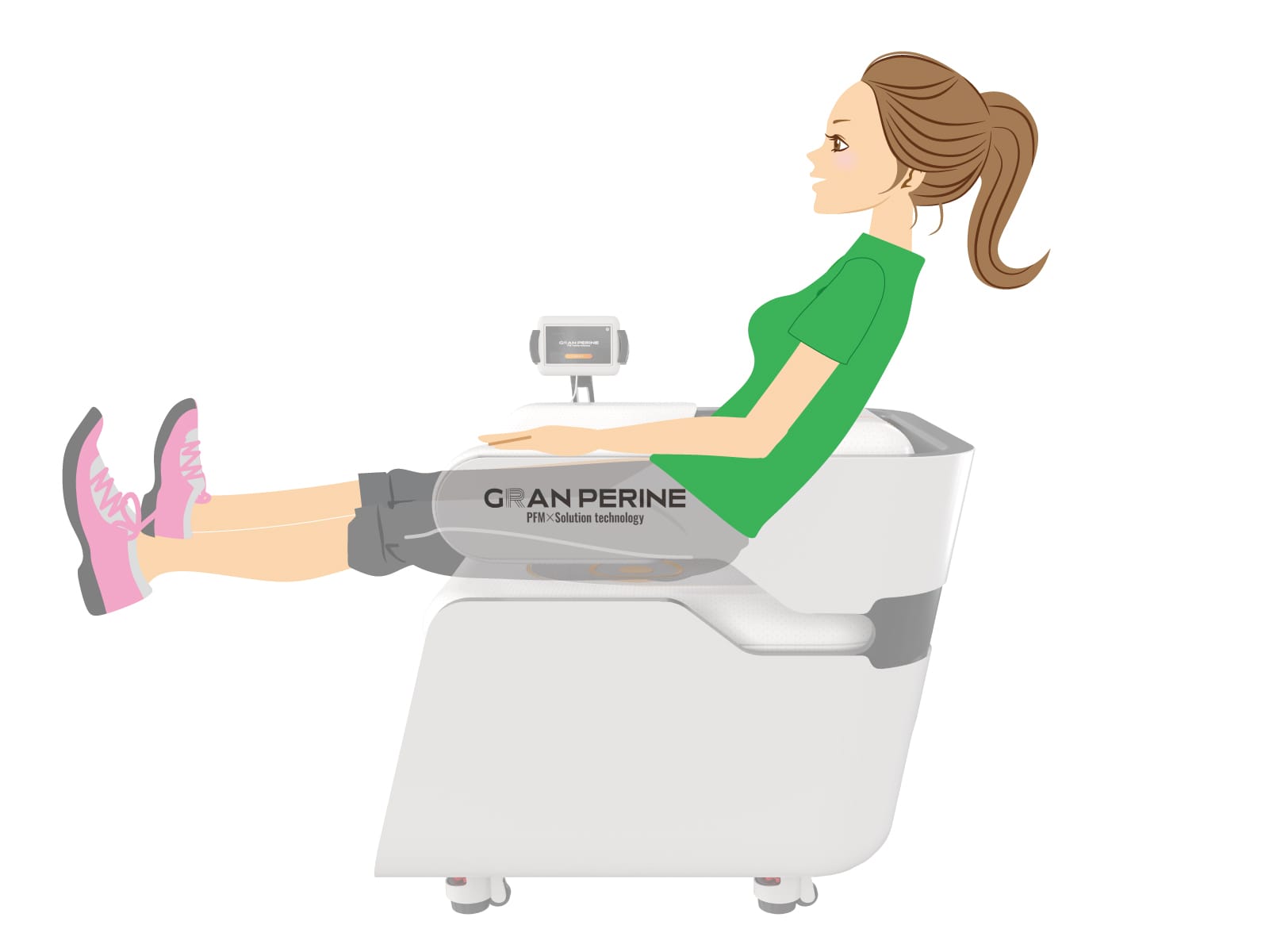 無酸素モードの座り方